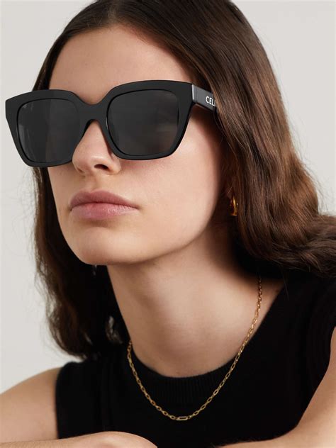 celine black frame 41|Celine's Impeccable Sunglasses Are an All.